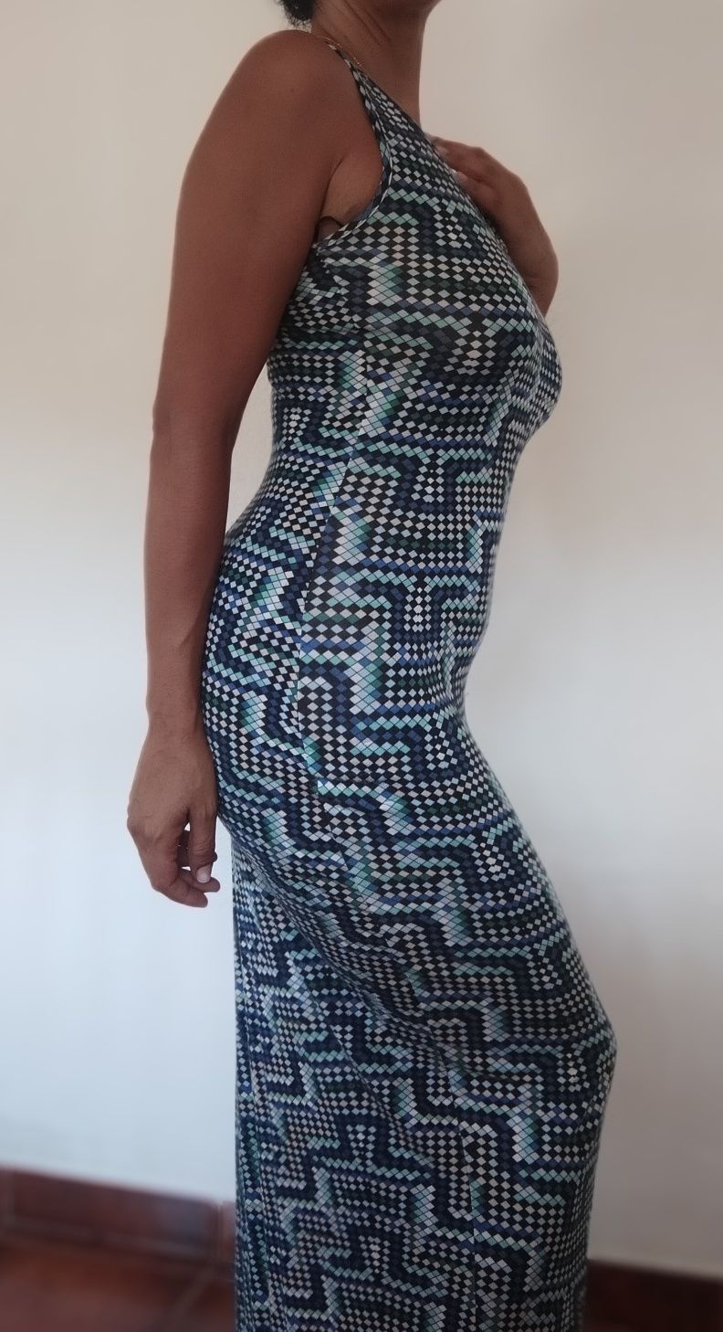 Vestido comprido de verão