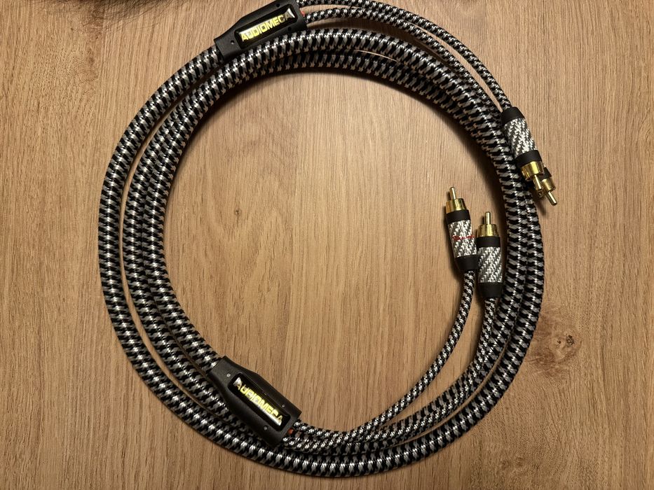 Audiomeca kabel 2x RCA na 2x RCA 2m HiFi premium