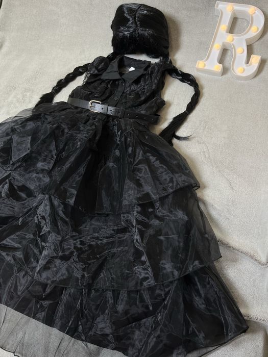 Карнавальна сукня Венздей / костюм на Хелловін для дівчинки