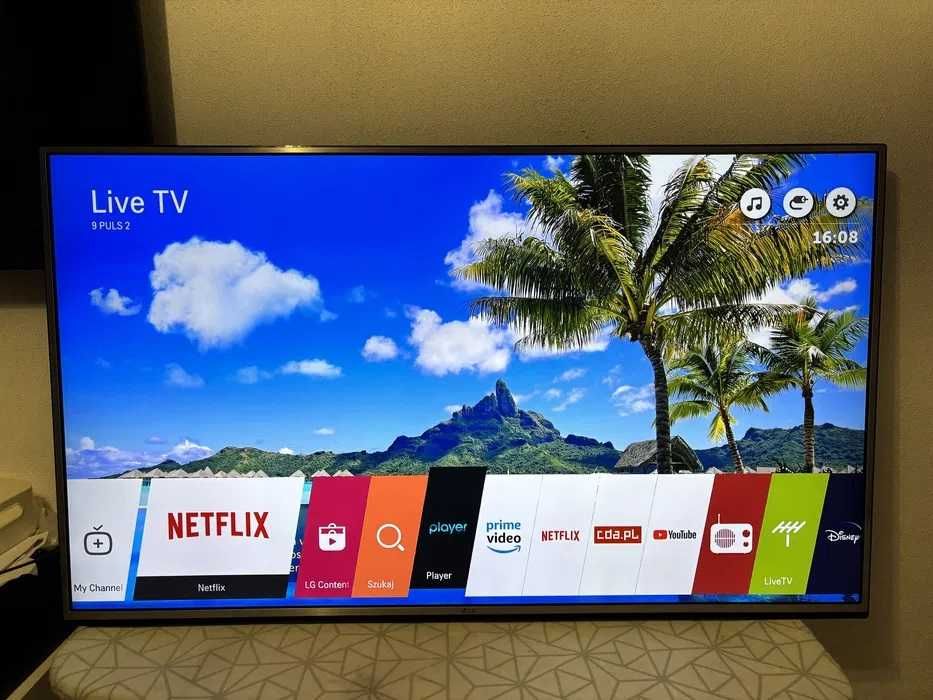 SMART TV LG 55" Dostawa Gratis! Wi-Fi 4K UHD WebOS DVB-T2 HEVC