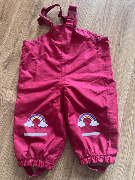 Spodnie przeciwdeszczowe rozm 74/80
