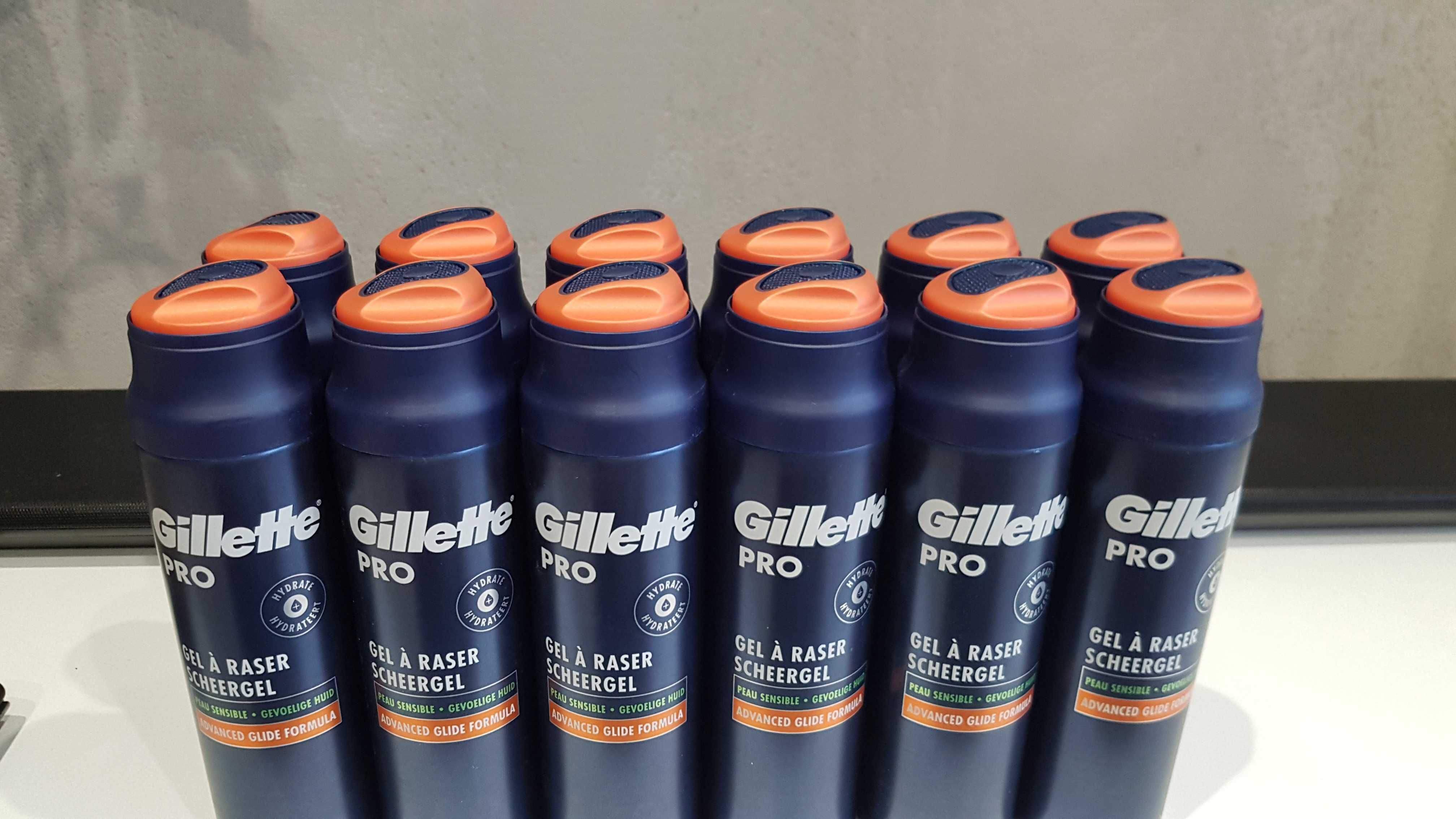 5x Gillette Pro Żel do golenia chłodzi i łagodzi skórę 200 ml