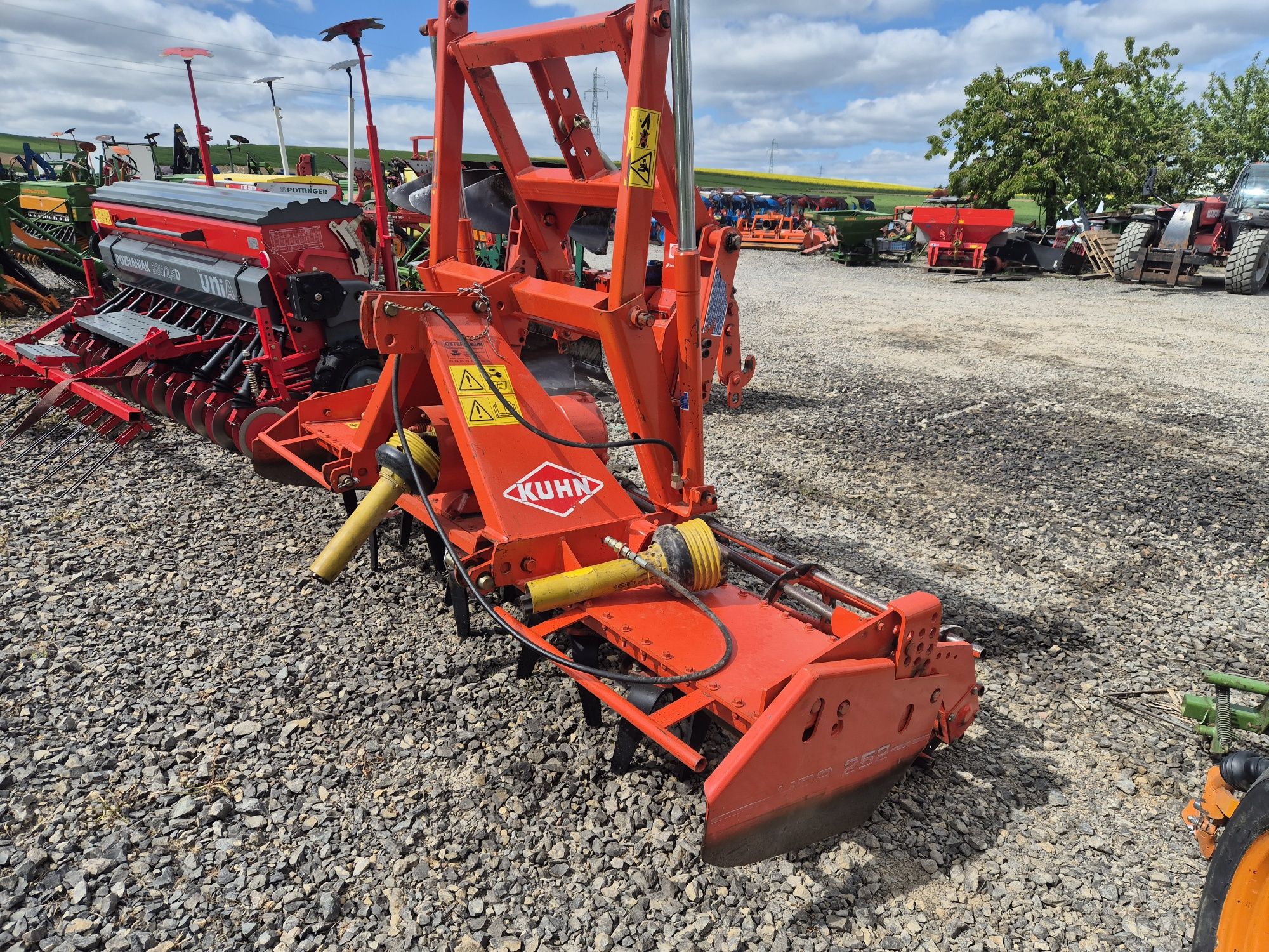 Kuhn HRB 252 brona wirowa , uprawowo siewny 2.5m rabe maschio