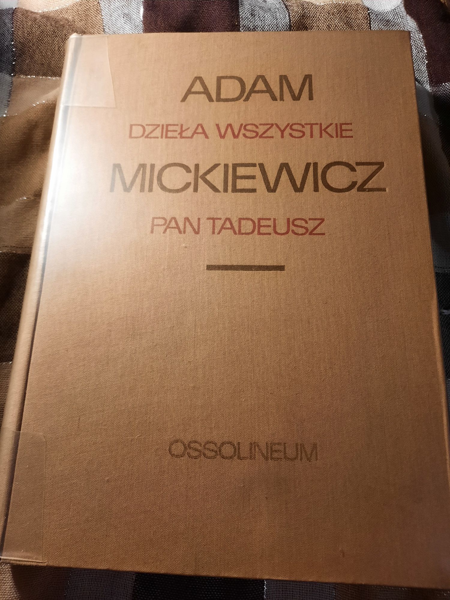 Książka Adam Mickiewicz-Dzieła wszystkie- Pan Tadeusz