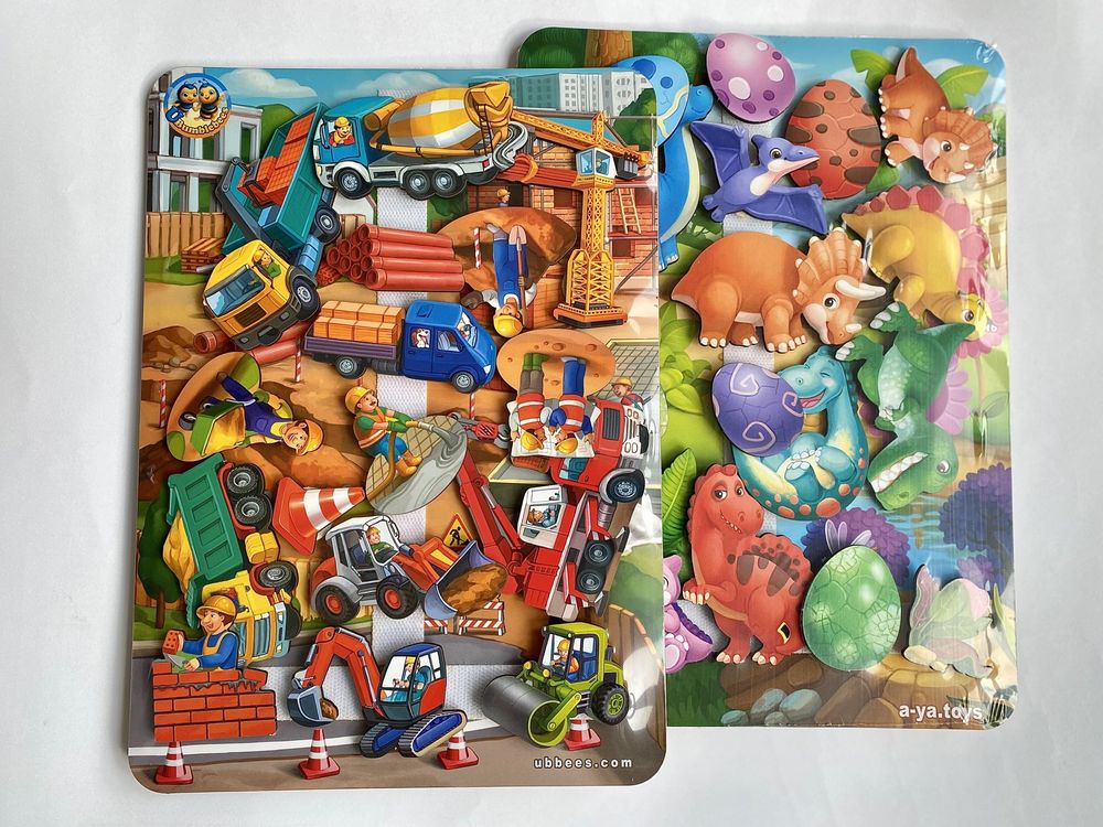 Гра з картками "Долина динозаврів" “Будівельний майданчик» Ань янь