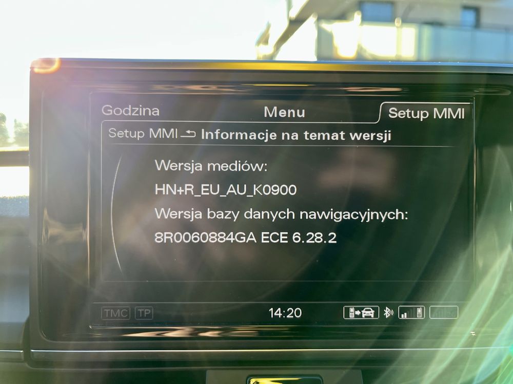 Wyświetlacz + winda Audi A6 C7