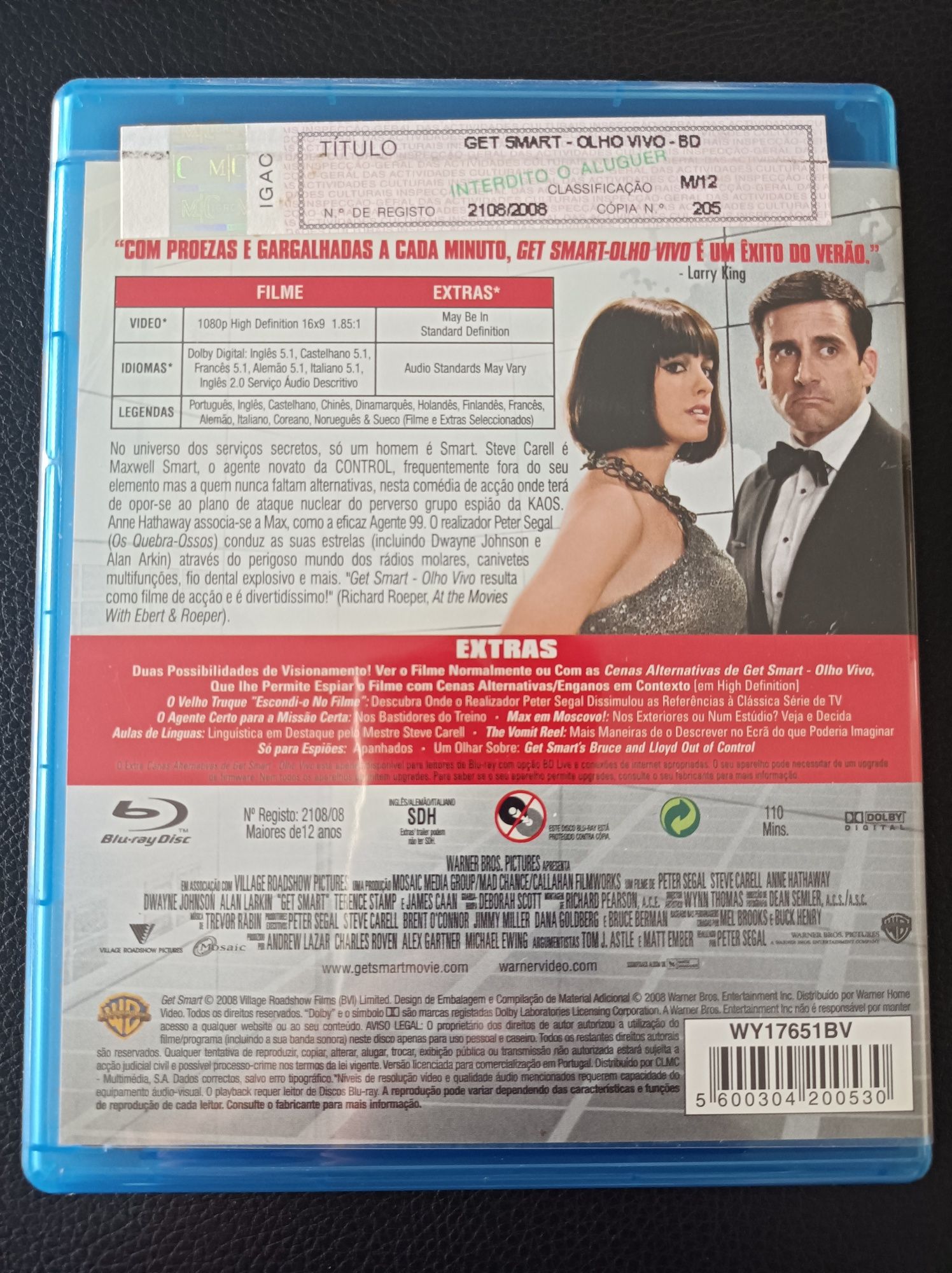 Blu-ray Get Smart - Olho Vivo