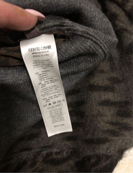 Malha de verão de cashmere & seda ROBERTO CAVALLI tmn 38