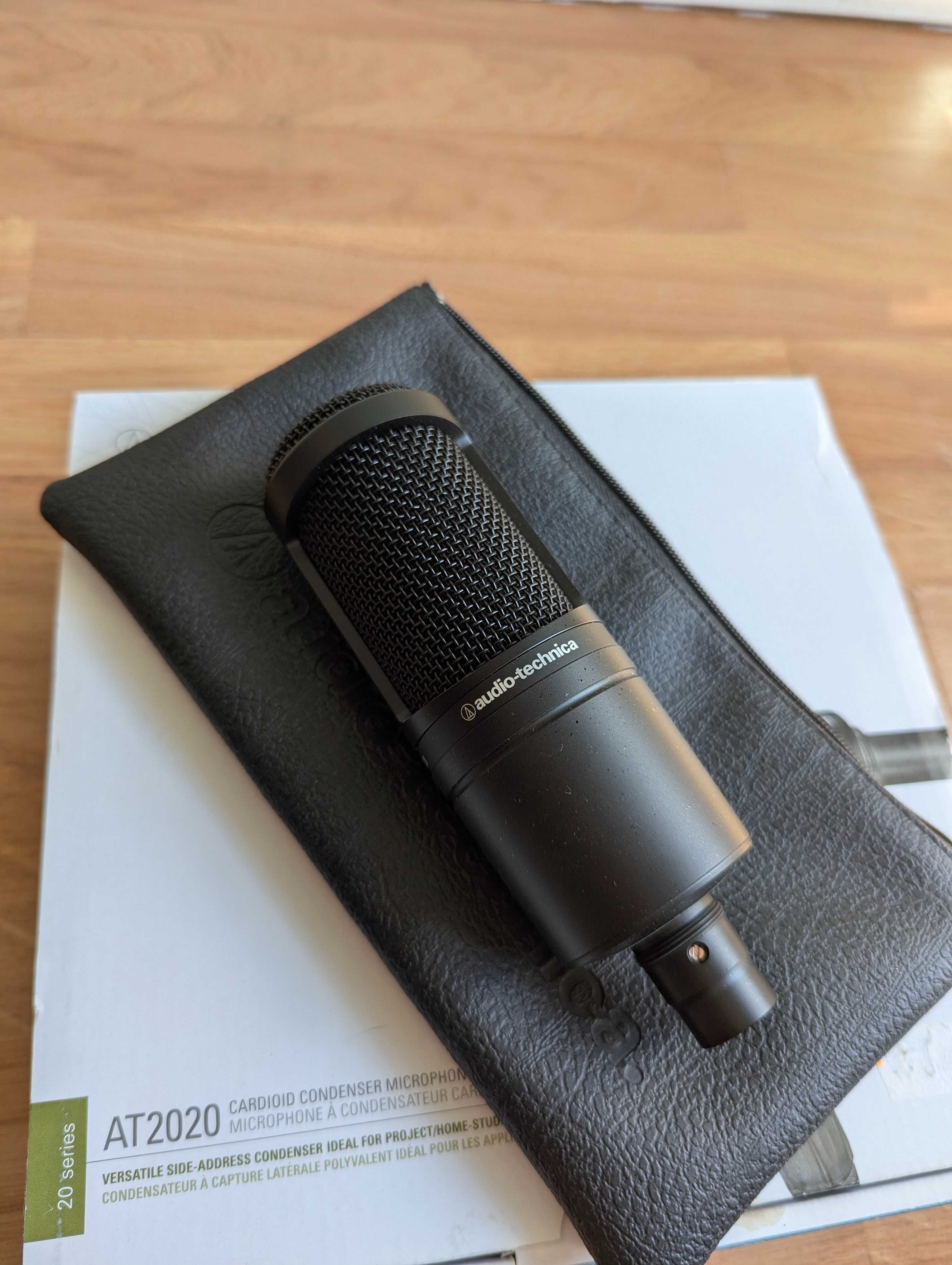 Mikrofon Pojemnościowy Studyjny - Audio Technica AT2020