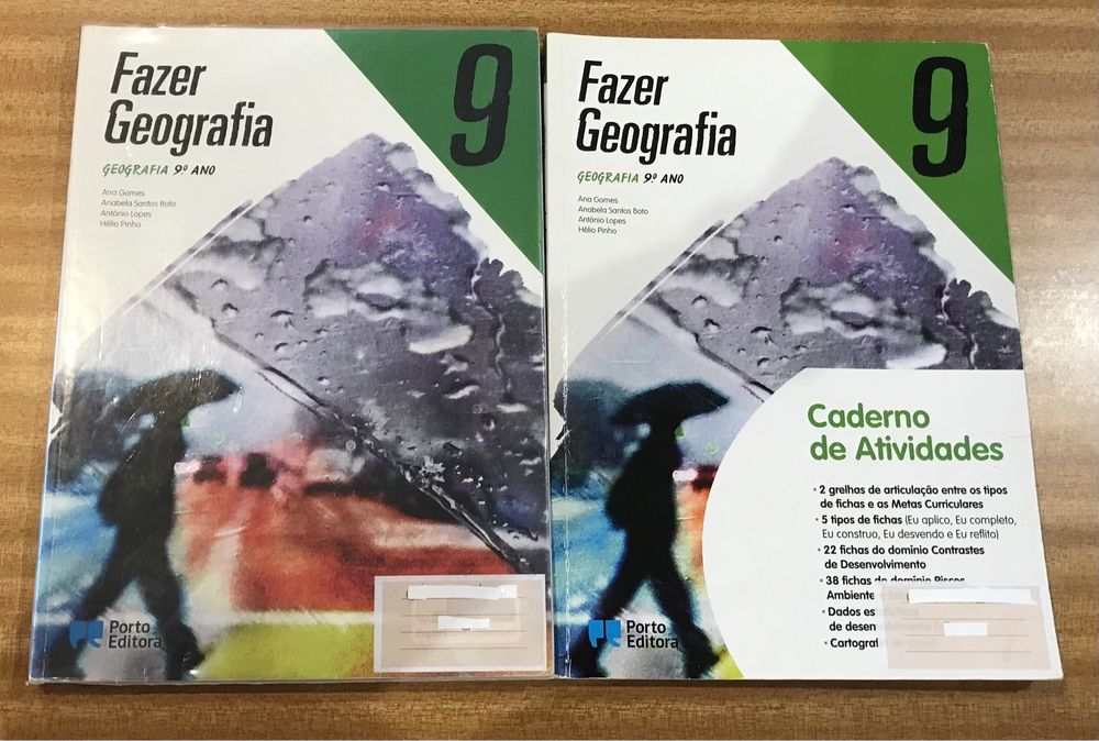 Manual e Caderno de Atividades Geografia 9.ºano.