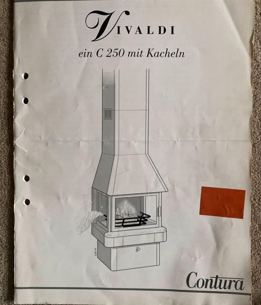 Kominek Wolnostojacy condura Vivaldi 9kW wysylka cala polska