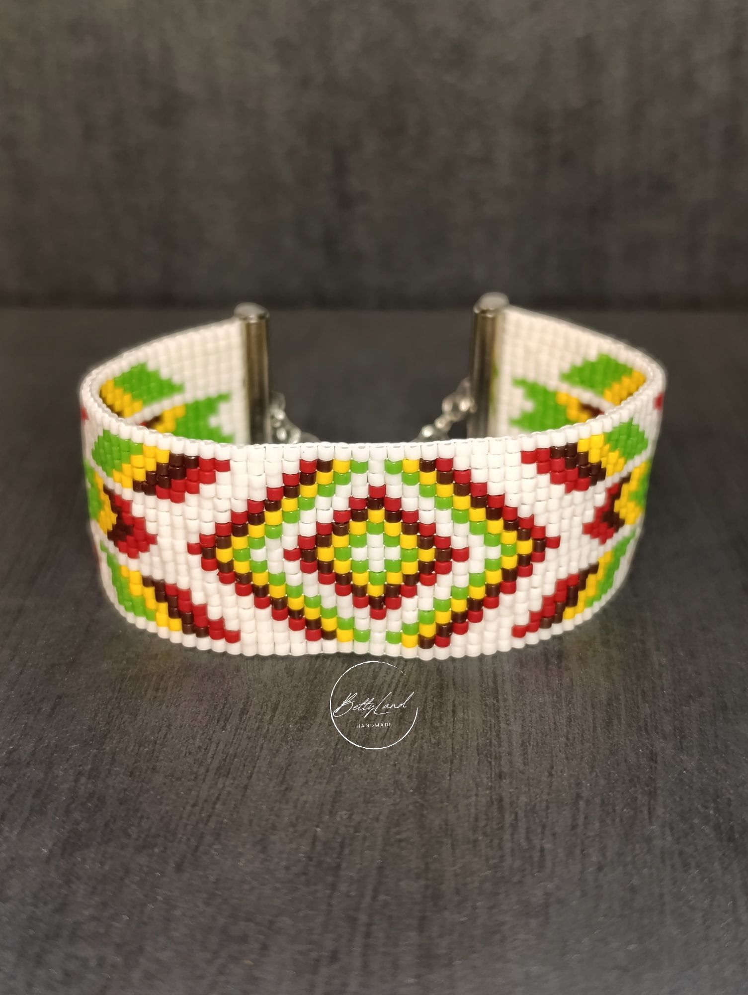 Bransoletka z koralików miyuki handmade