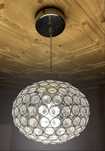 Lampa sufitowa z krysztalkami Glamour