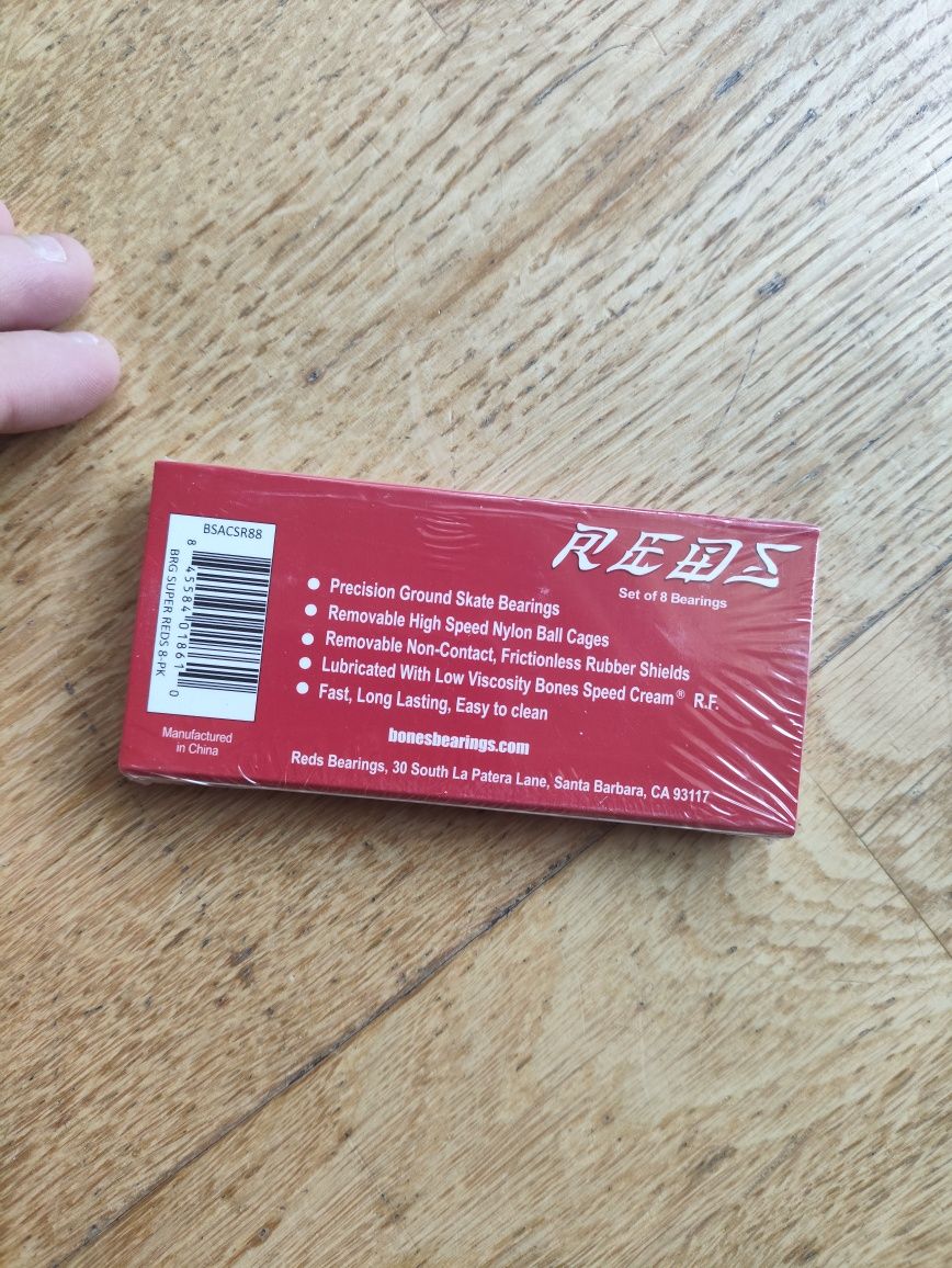 Łożyska Bones Super Reds do deskorolki