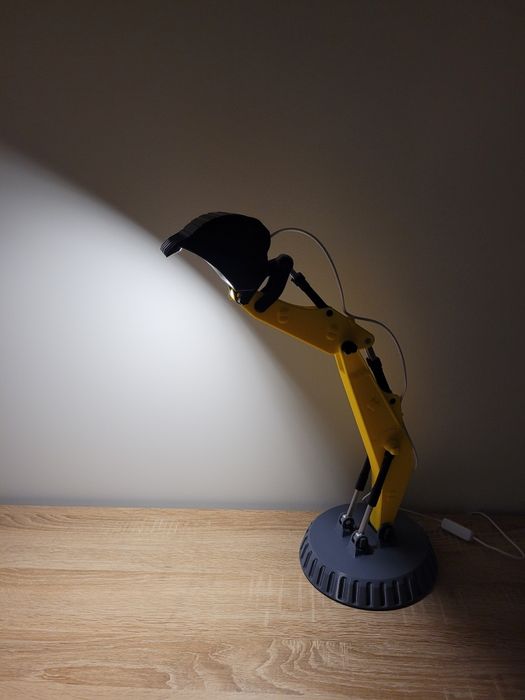 Lampka LED koparka ramię koparki na biurko