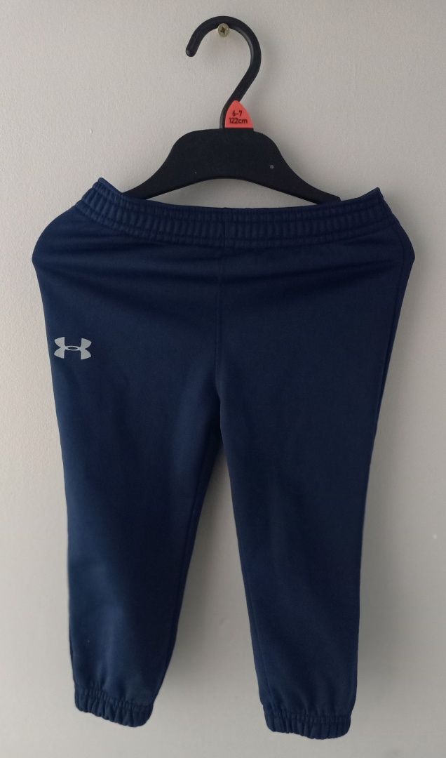 Granatowe spodnie dresowe dresy  12 m under armour
