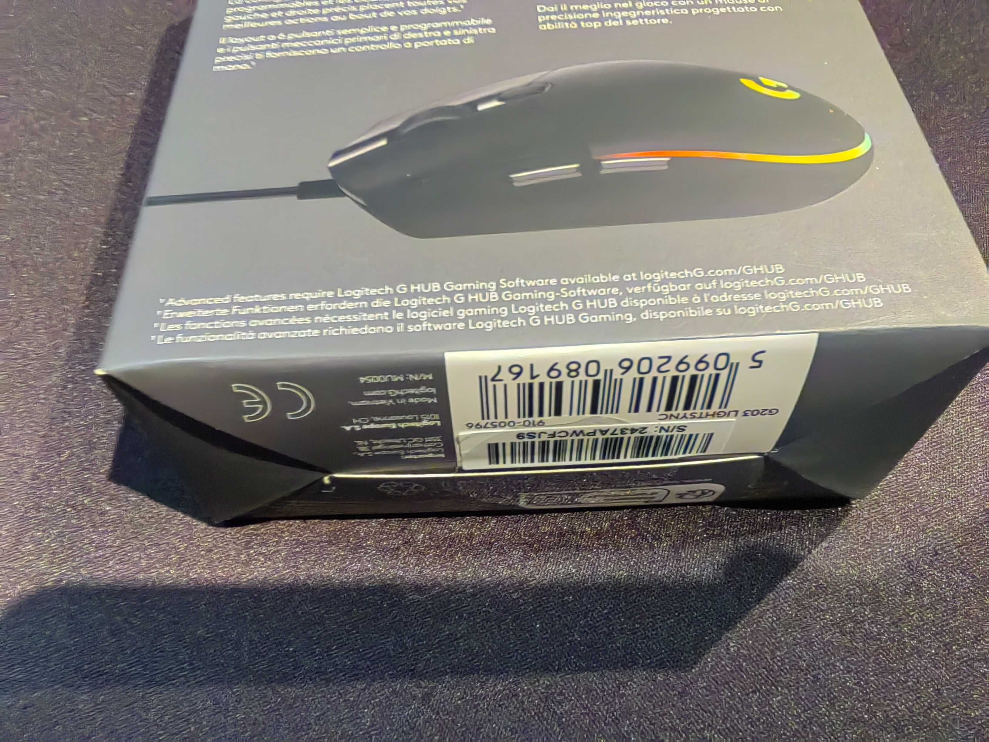 Myszka gamingowa Logitech G203