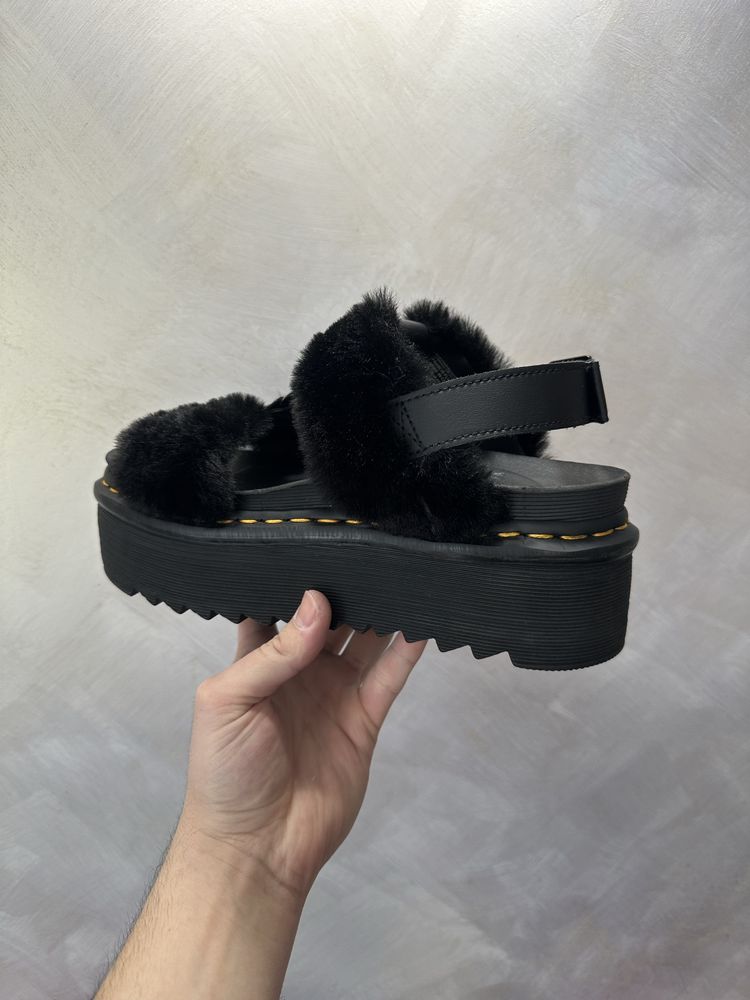 Dr Martens Francis Fluffy босоніжки нові оригінал тапочки сандалі