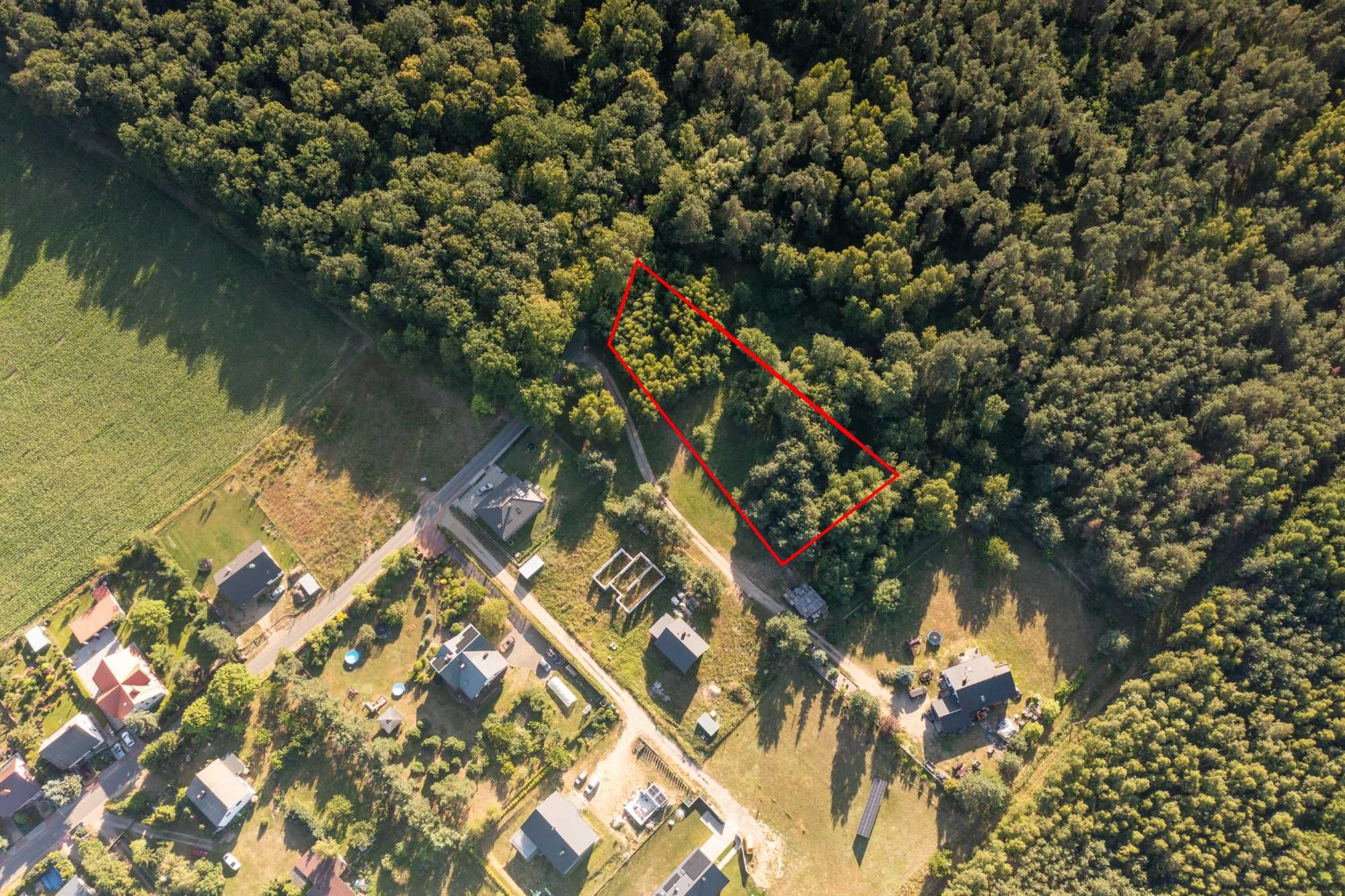 Działka 5201 m² pod lasem – Czystochleb