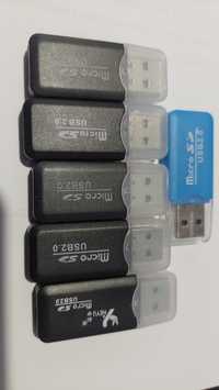 USB кардридер для карт памяти micro SD.