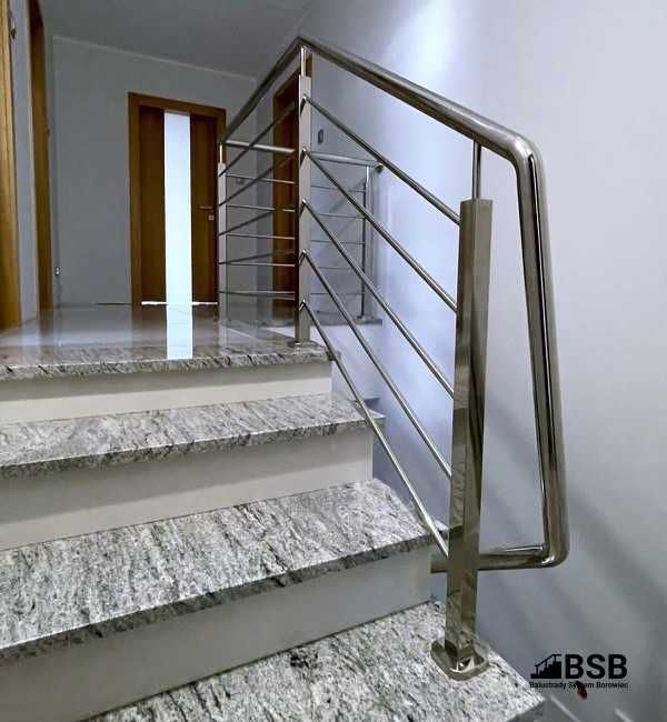 Klatki schodowe - balustrady nierdzewne | schody | pochwyty | poręcze