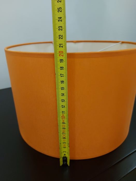Abajour de cor laranja