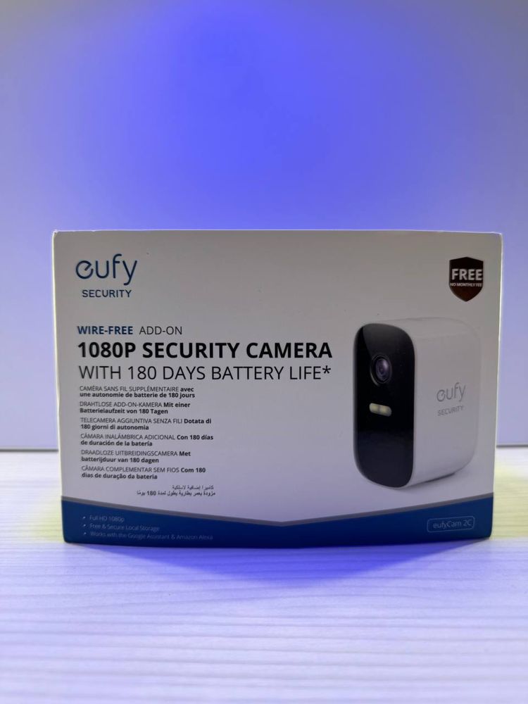 Eufy 1080P sucurity camera 180днів праці
