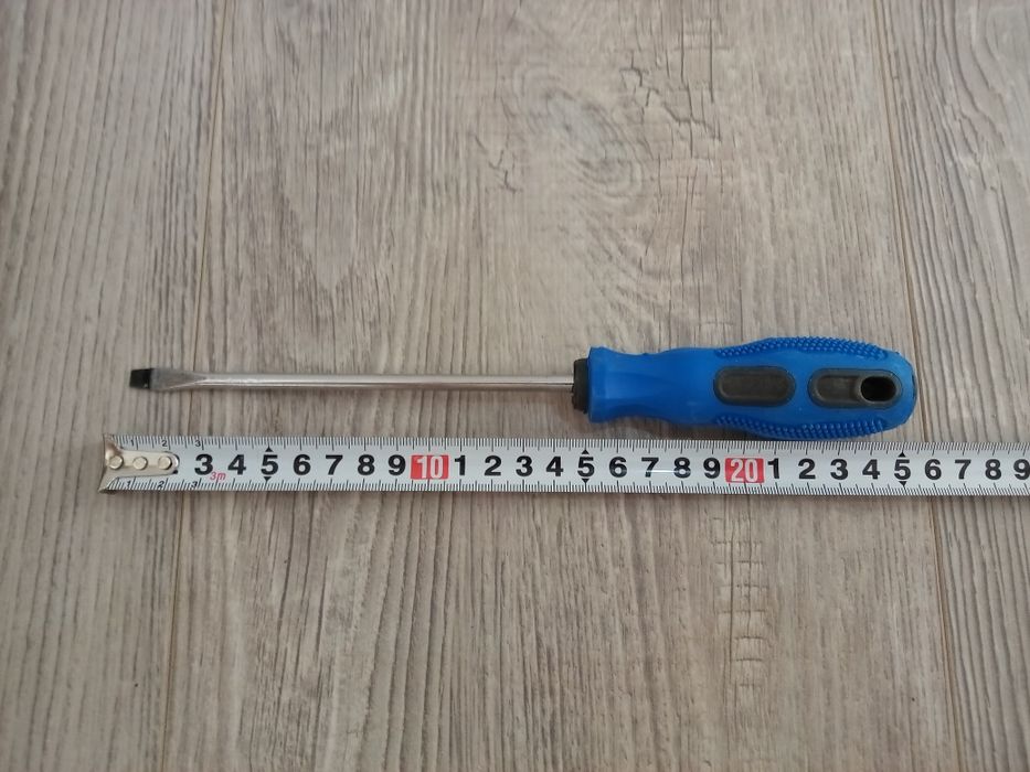 Śrubokręt Długi Płaski Wkrętak 25cm Mocny Komplet 24 Sztuki