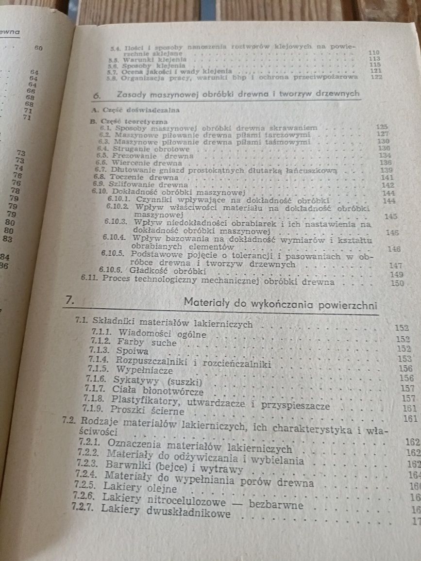 Technologia i materiałoznawstwo dla stolarzy