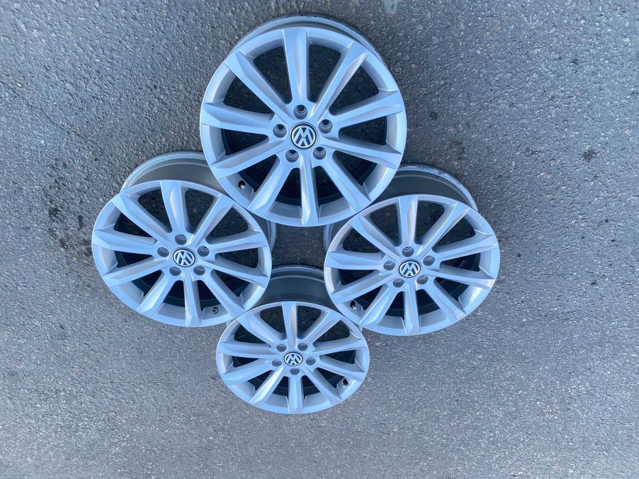 Оригинал диски Пассат Б8 R17 5*112 Фольц VAG Шкода Сеат T-Roc Гольф