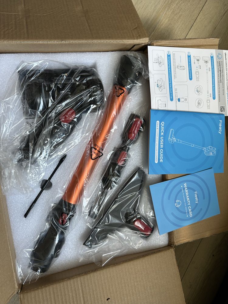 Odkurzacz bezprzewodowy Fieety Ultra 8 pionowy LED Turbo ssanie