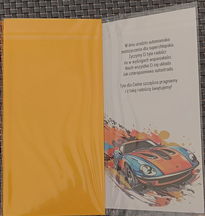 Kartka na 18 ste urodziny.
