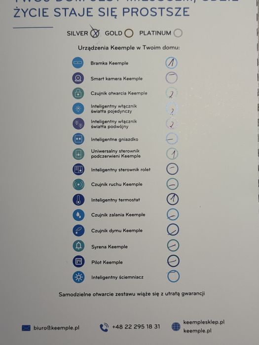 Keemple Smart Home Kit Silver 1