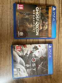 gry ps4 - ghost of tsushima, ghost recon