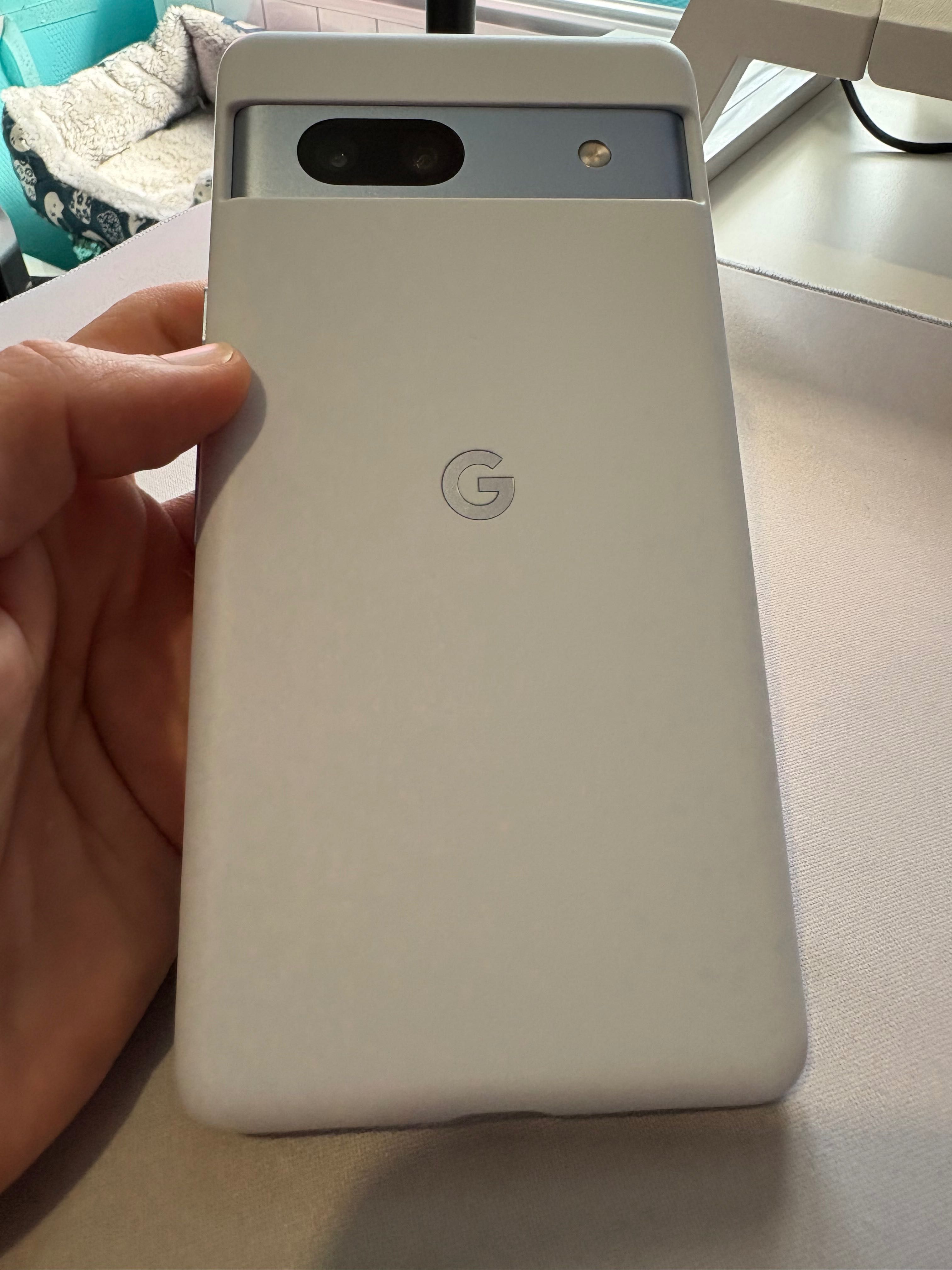 Pixel 7a azul claro (como novo)