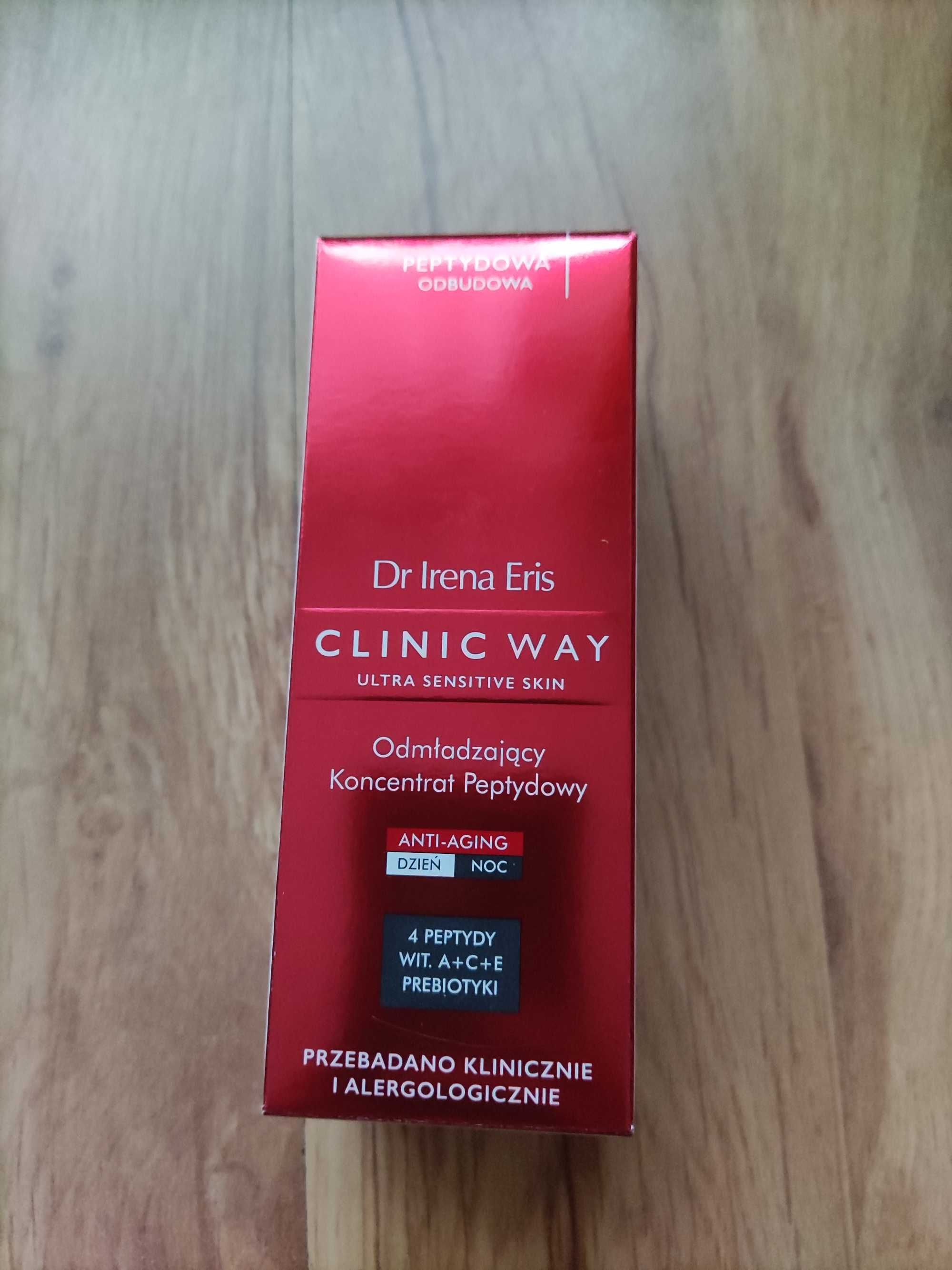 Dr Irena Eris odmładzający koncentrat peptydowy 30 ml nowy
