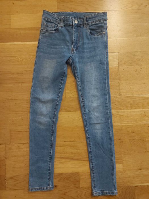 jeansy Endo 140 i 3 gry magnetyczne