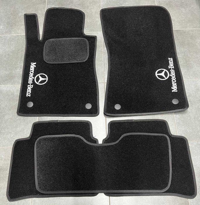 Ворсові коврики в салон для Mercedes ML 163/ML 164/W222/W211/W210