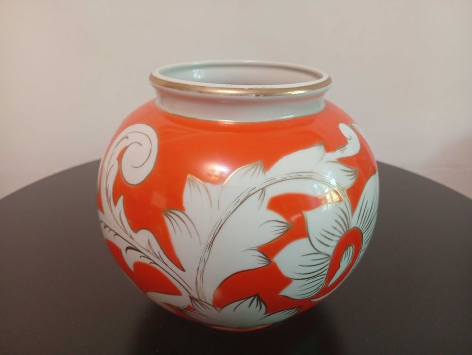 Ваза. БАРАНОВКА. Ручная роспись.