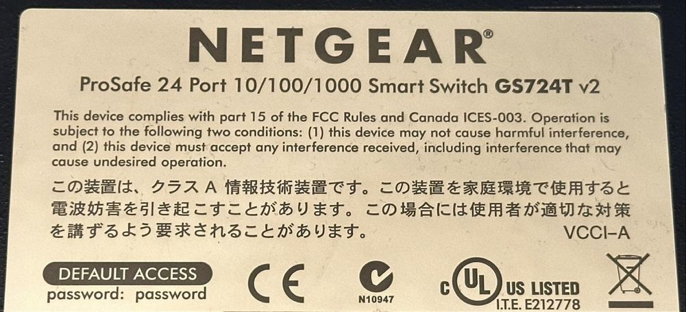 Switch Netgear ProSafe 24 porty gigabit zarządzalny