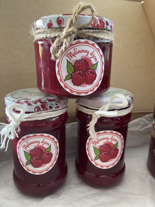 Dżem malinowy pyszny z tegorocznych malin letnich