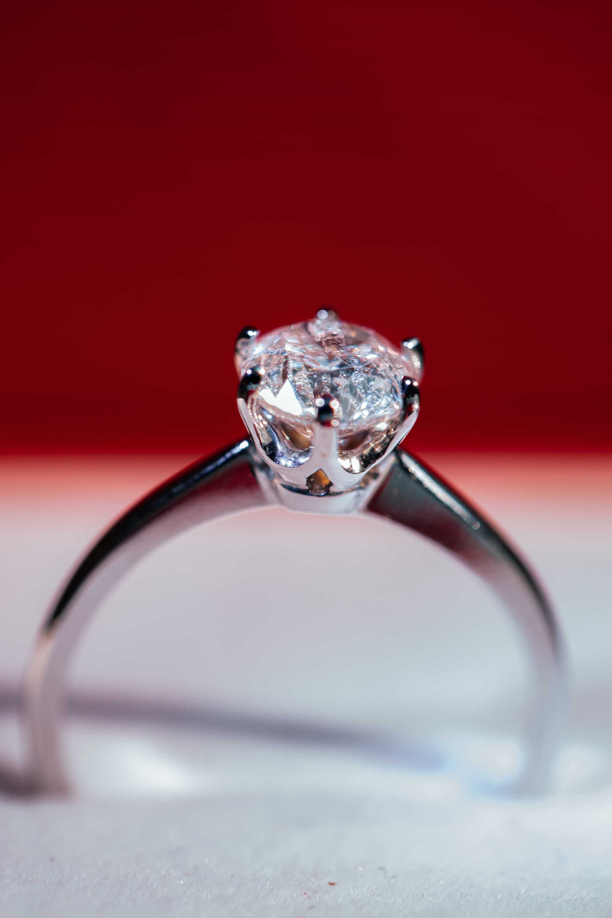 okazja Pierścionek ok 1 karat diament brylant złoto luksus okazja -70%