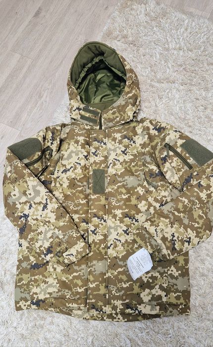 Зимова куртка тактична військовий бушлат пиксель нова! Л-Хл