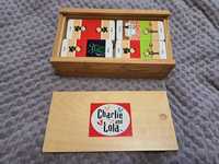 Domino drewniane Charlie i Lola puzzle