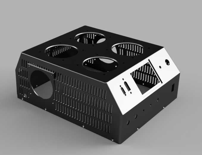 Корпус для электронной нагрузки Atorch DL24 8 модуля. 1200Вт.