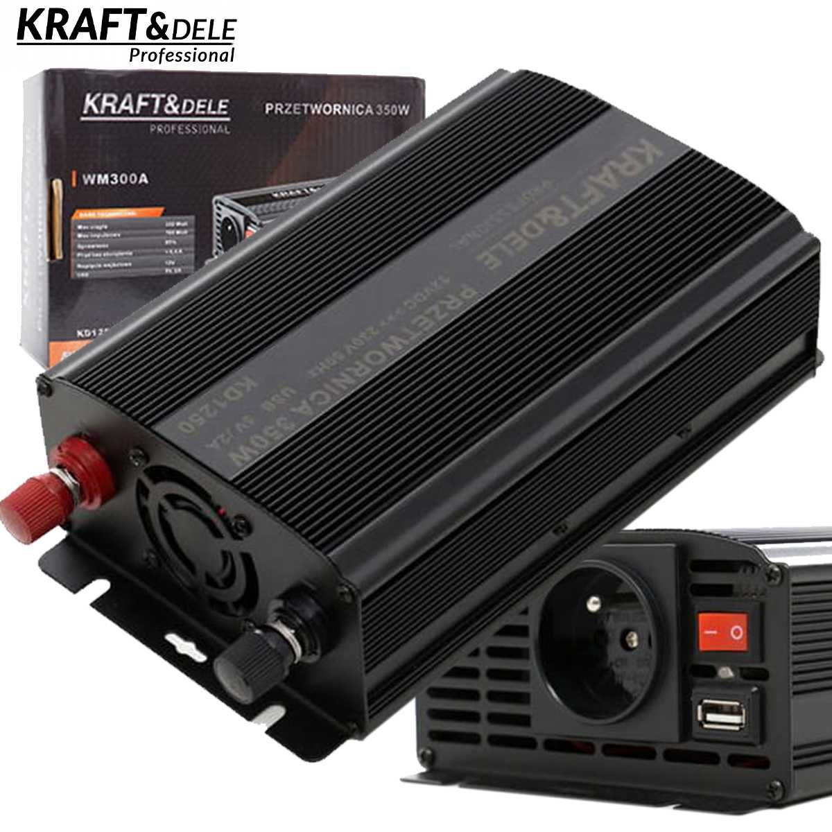 KRAFT&DELE Przetwornica 12v 230v Samochodowa Napięcia 350w