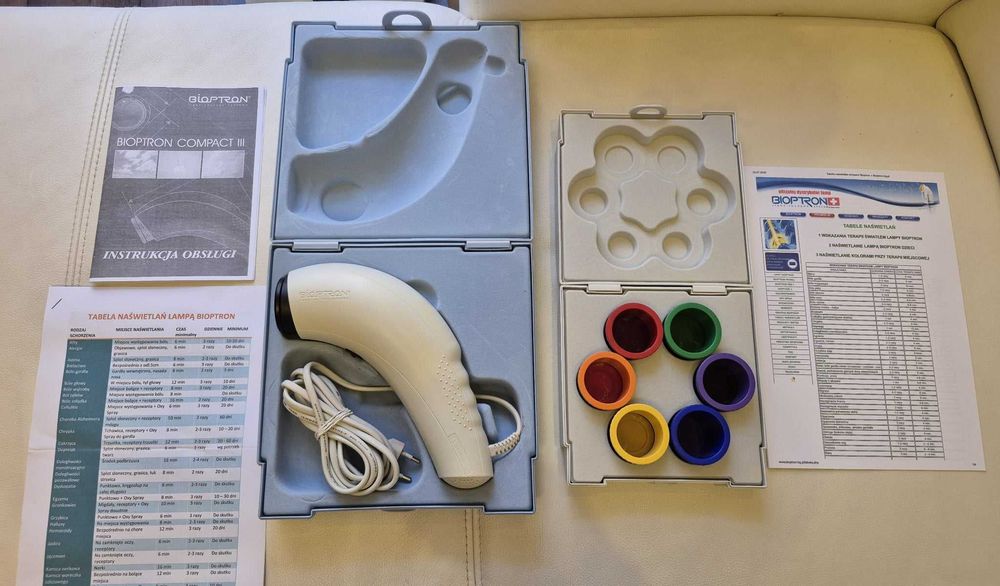 Lampa Bioptron Compact III + Kolory Zepter