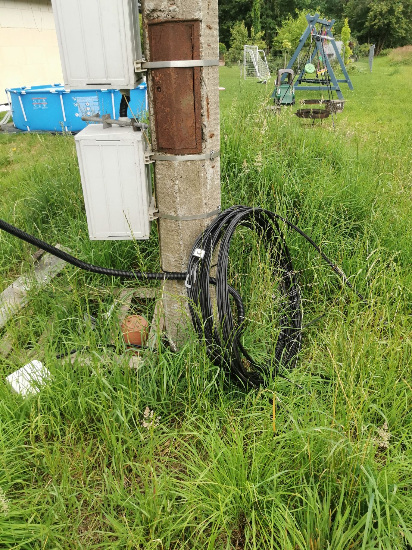 Skrzynka elektryczna z kablem 4 x 16 kwadrat