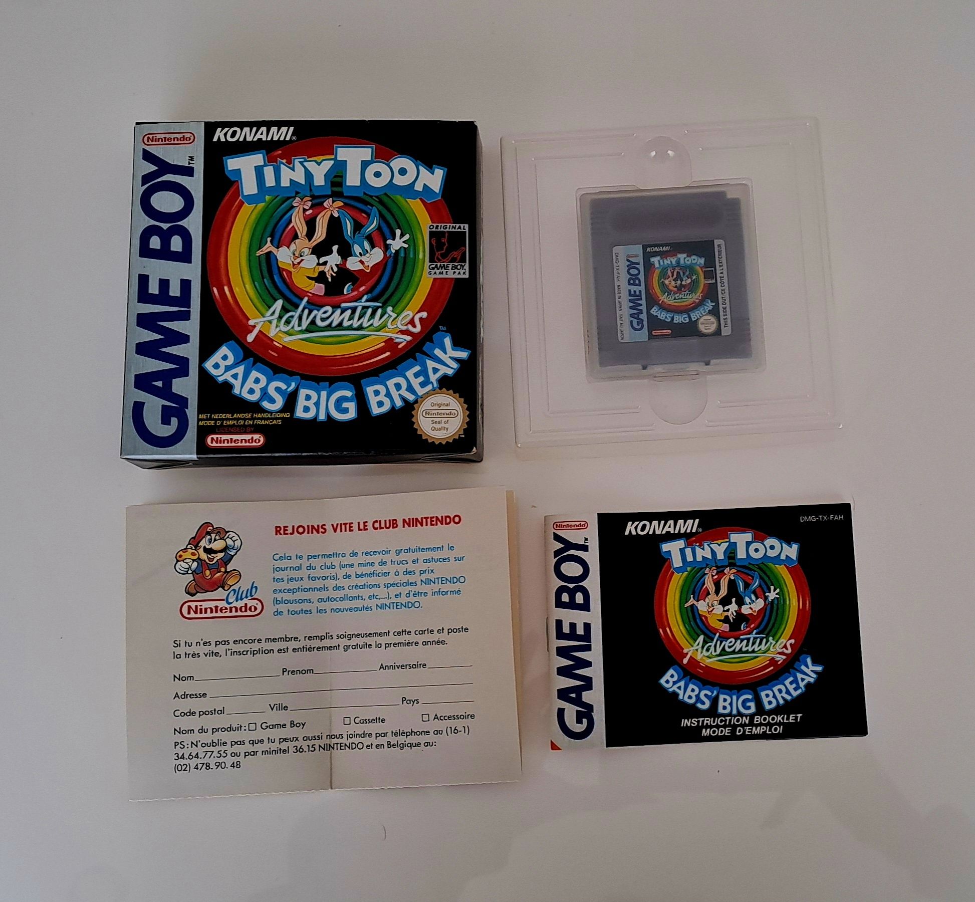 Tiny Toon Bab's Big Break - Game Boy (CIB)