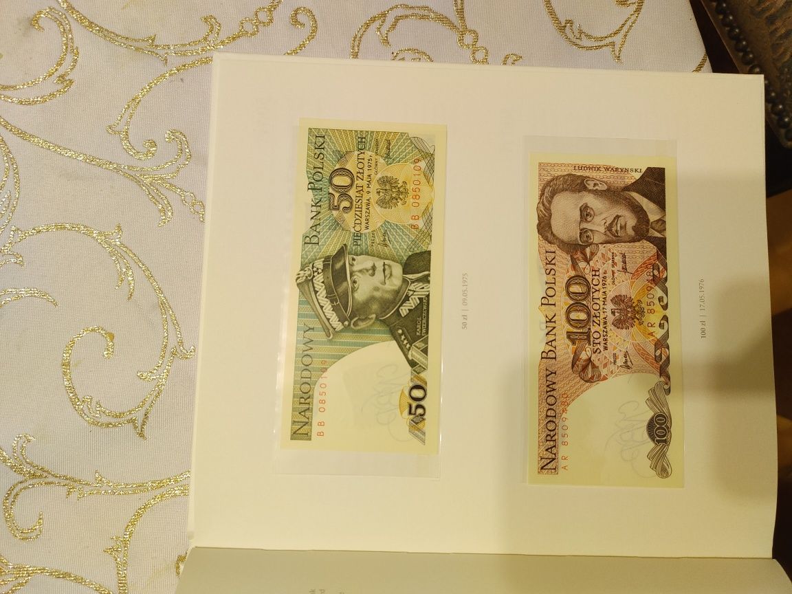 ALBUM Polskie Banknoty Obiegowe PRL